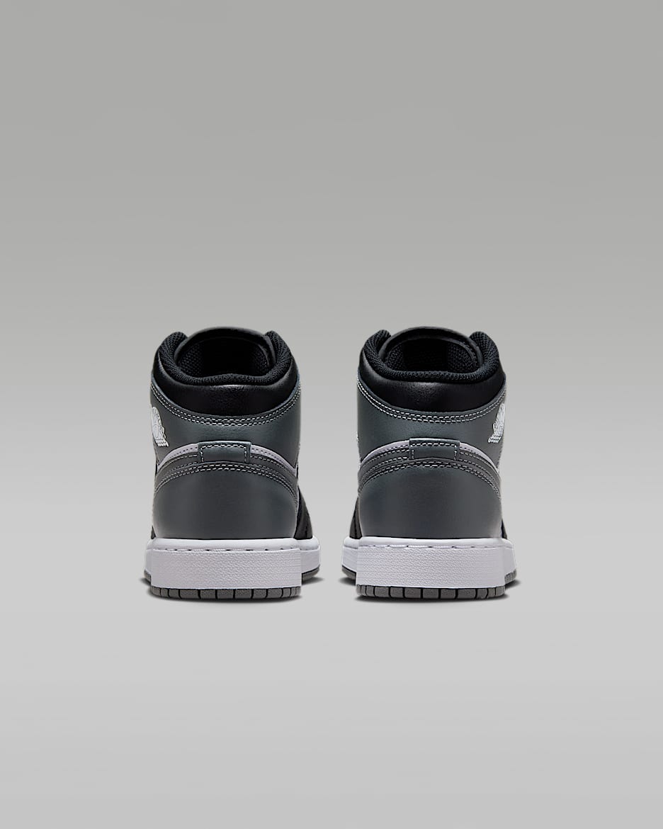 Air Jordan 1 Mid Big Kids Shoes. Nike